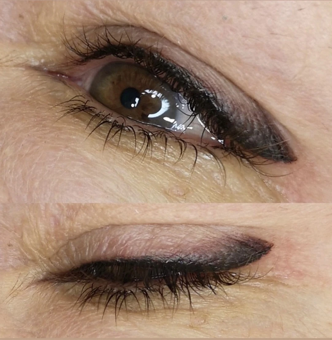 Dettaglio della linea eyeliner