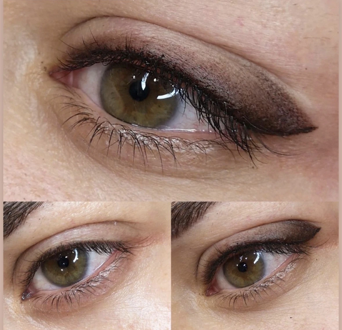 Foto reale di eyeliner classico eseguito presso O&K Beauty Studio
