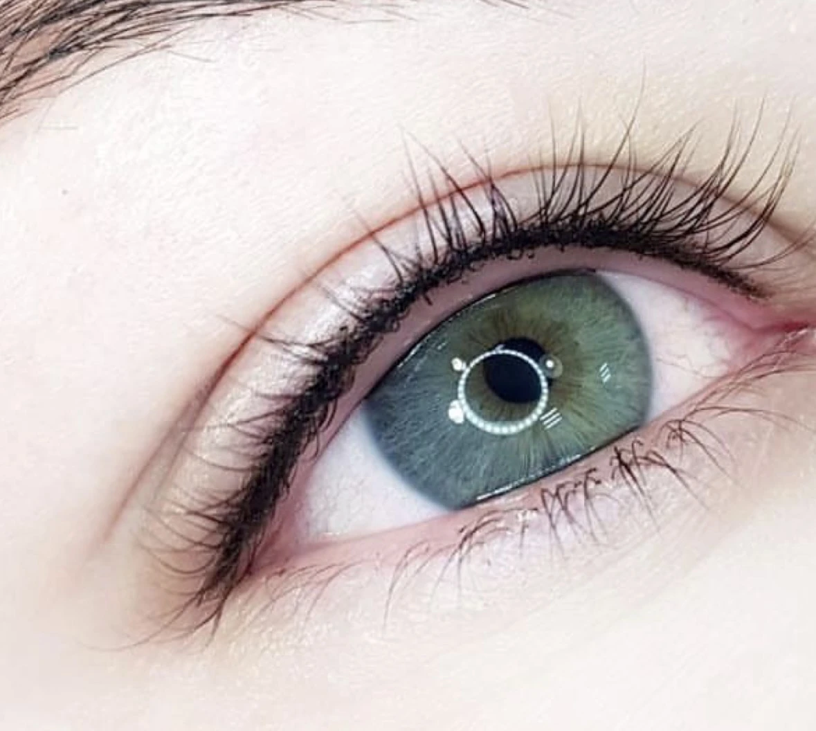 Foto reale dell’effetto infracigliare eseguito presso O&K Beauty Studio